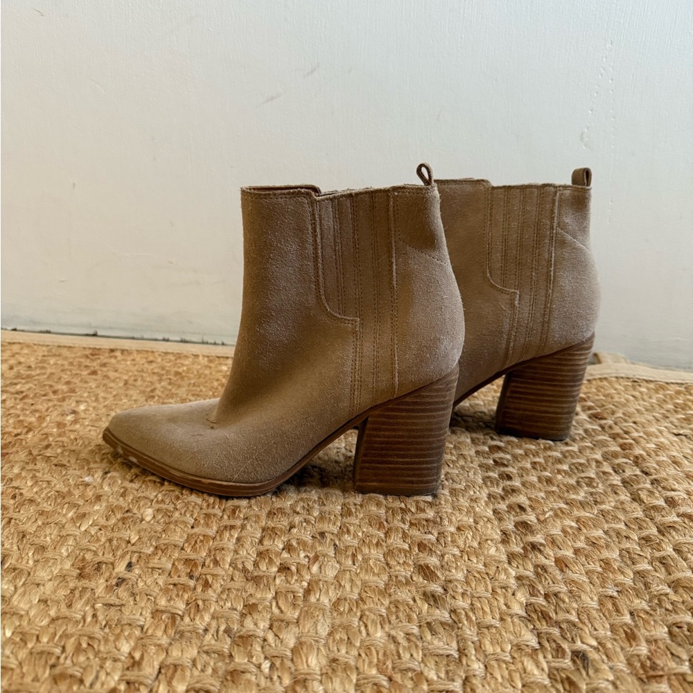 Marc Fisher Tan Ankle Booties